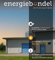 Neues Kundenmagazin "energiebündel 01/22" online verfügbar!